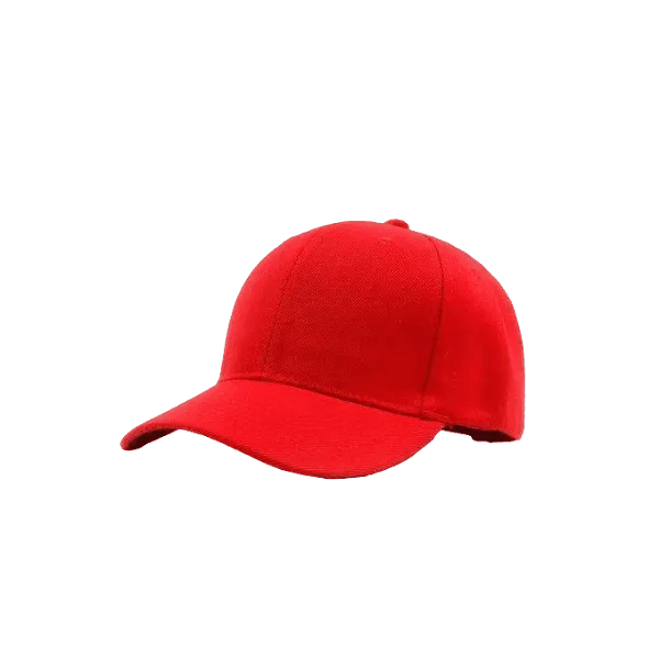 Unisex Baseball Caps Adjustable red.webp