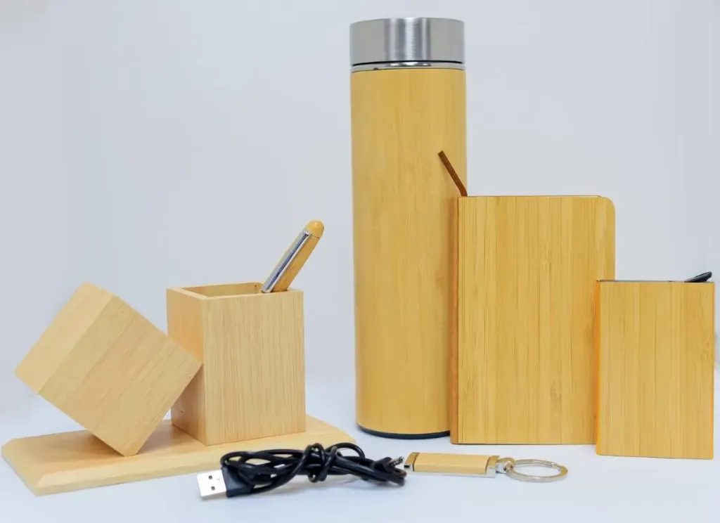 Bamboo Executive Gift Set – 7-Piece Corporate Gift Set