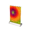 Mini Tabletop Retractable Rollup Banner Stand | Compact Desktop Display – Sokev Studio